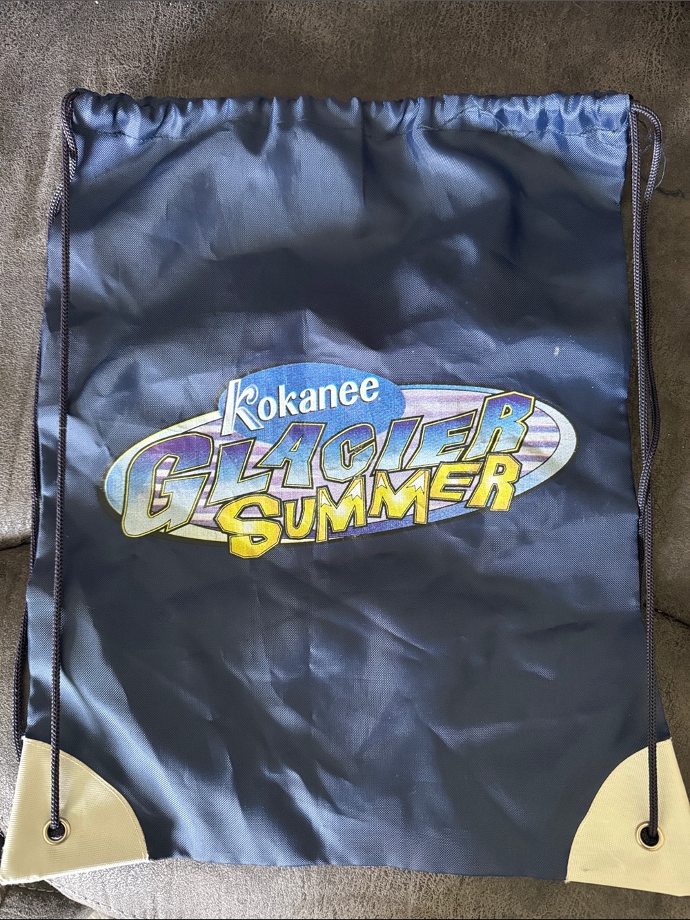 Kokanee Glacier Summer Drawstring Bag